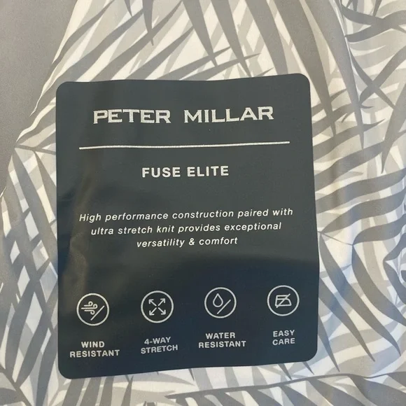 NWT Peter Millar Crown Performance Quilted Fuse Elite Hybrid Vest Gale Grey $200